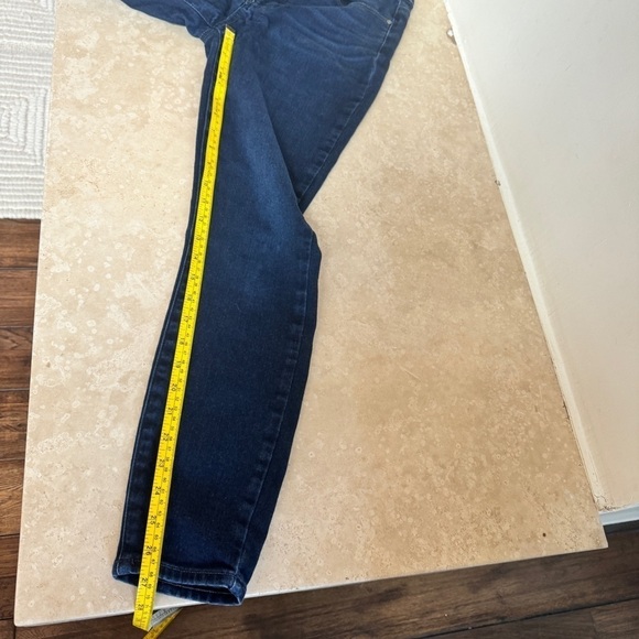 Paige Hoxton Ankle Telluride Dark Wash Blue Womens Size 28 Denim Mid Rise - Picture 11 of 15